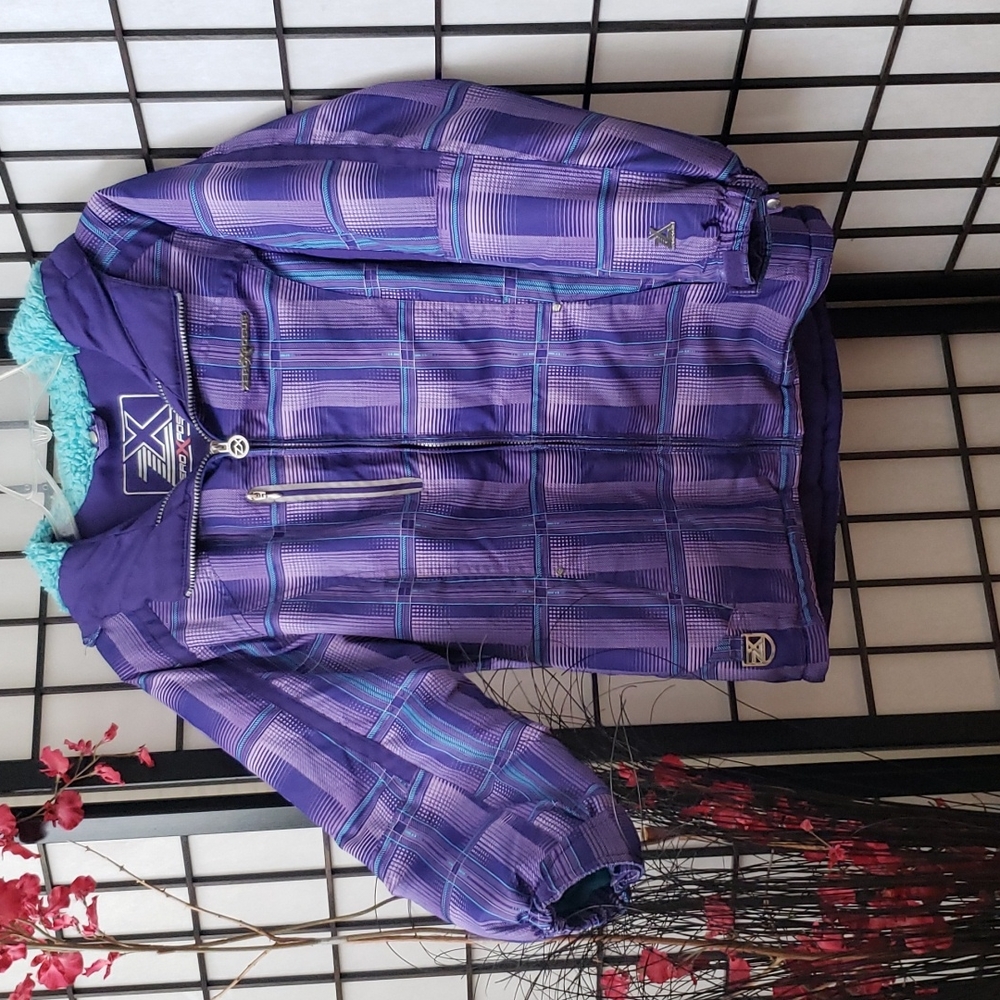 Girls hooded winter parka